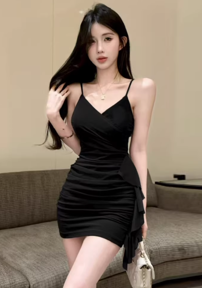 49,99 € | Schwarzes Damenkleid S17