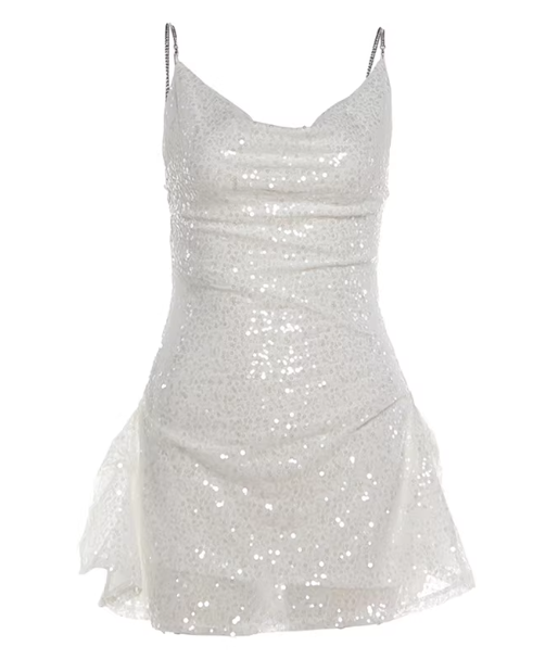 Fashion White Women‘s Dress S440