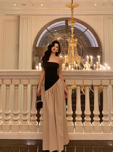 Sexy A line Strapless 18th Birthday Dress Long Party Gown Birthday Outfits For Women DP0193