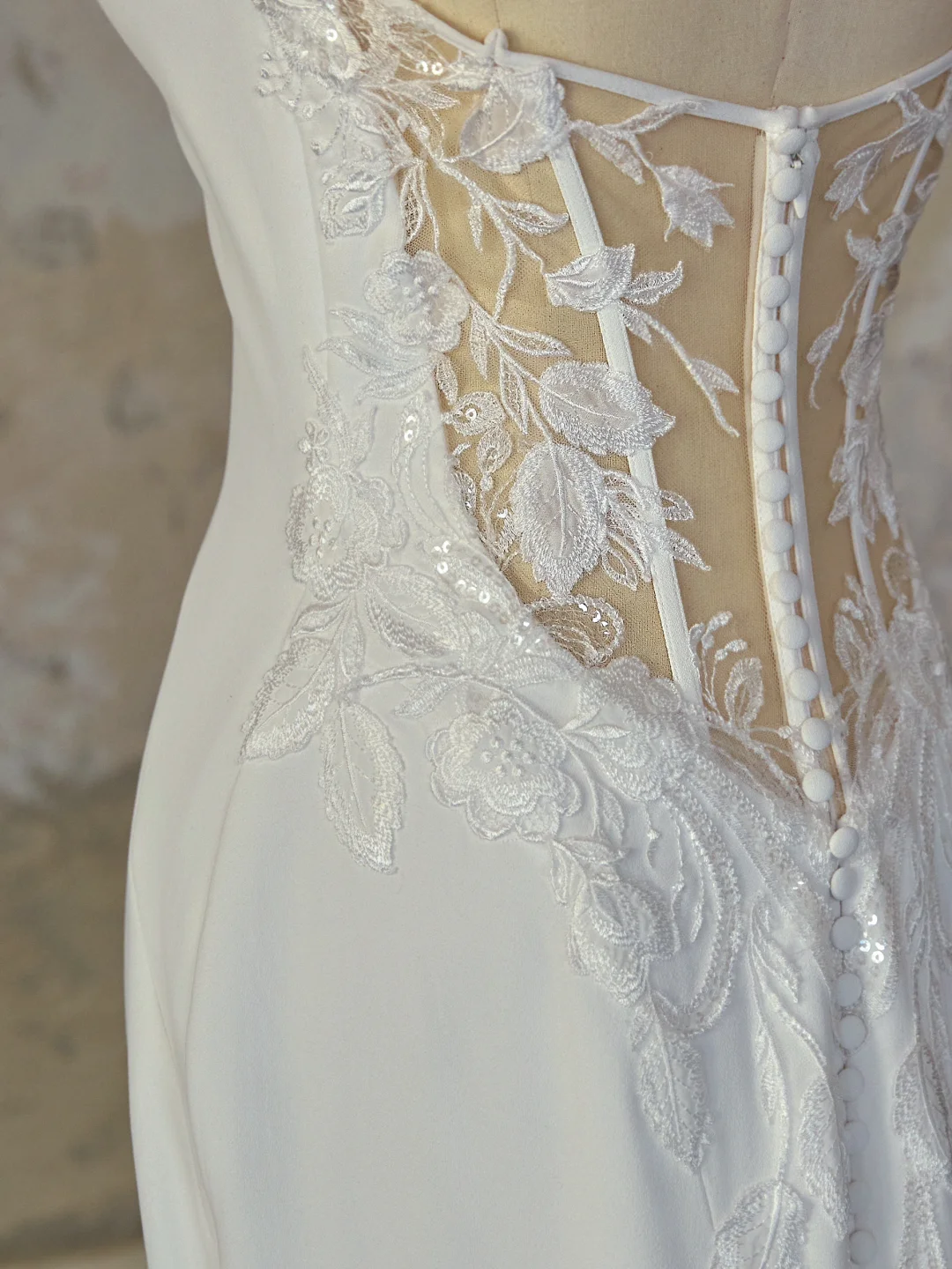 Robe de mariée modeste sirène décolleté en cœur sans manches en satin longue dentelle blanche robes de mariée élégantes robes de mariée DH1131