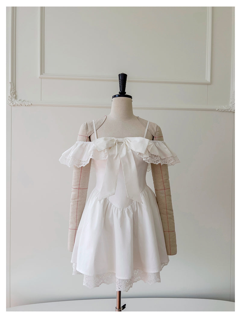Cute A Line Spaghetti Straps White Grad Dress Inspo Short Mini Formal 8th Grade Homecoming Dresses High School Hoco Court Dress Graduation Dress Hoco Outfits DH1896