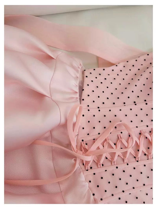 Cute A line Sweetheart Neck Short Pink Satin Formal 8th Grade Homecoming Dresses Summer Middle School Hoco Dress Homecoming Outfits DH94