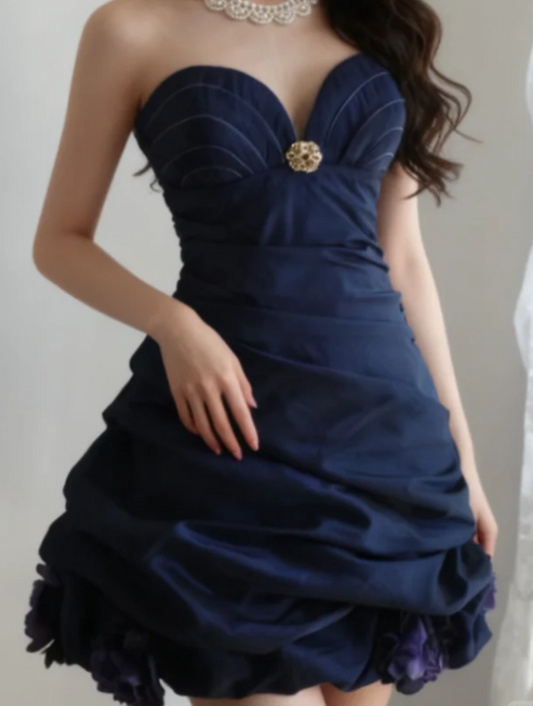 Süßes Ballkleid Spaghettiträger Silbergrau Mini Kurzes Formales Homecoming-Kleid Party Kurzes Ballkleid Hoco Kleider DH2684