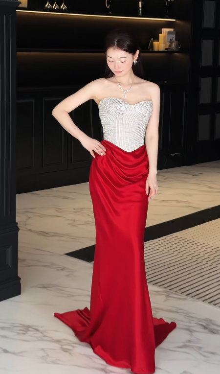 Chic Sheath Long Evening Dress Halter Spandex Party Dress Blue Prom Dress DP05333