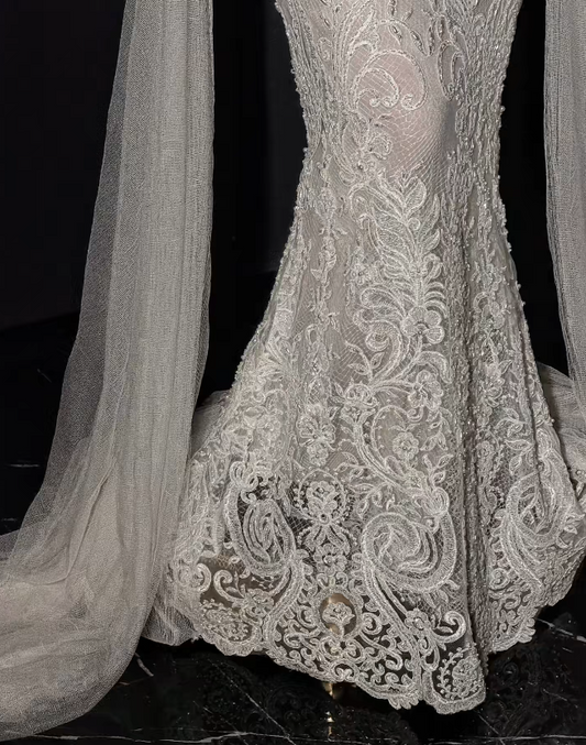 Timeless Sweetheart Sheath Wedding Dress Lace Appliques Bridal Dress White Bridal Gown DP05616