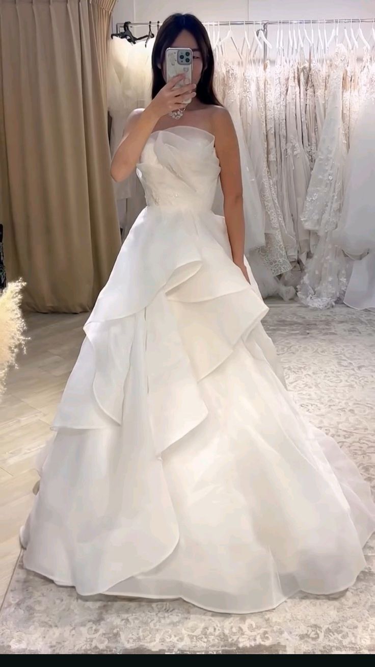 Timeless A-Line White Tulle Wedding Dress for Bride DP06594