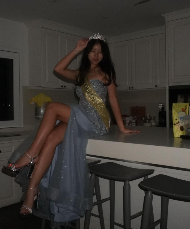 Pretty Dusty Blue Prom Dress A--Line Tulle Long Evening Dress DP07920