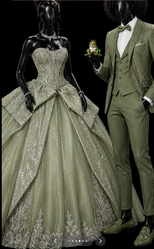 Robe de bal vert pastel coupe trapèze en tulle à appliqués robe de soirée longue DP08300