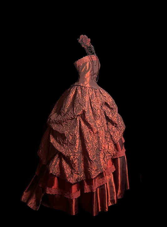 Schlichtes Ballkleid, trägerlos, Burgunderrot, Blumenmuster, langes Ballkleid, Partykleid, Abschlusskleider, Sweet 16-Kleid, DP2049