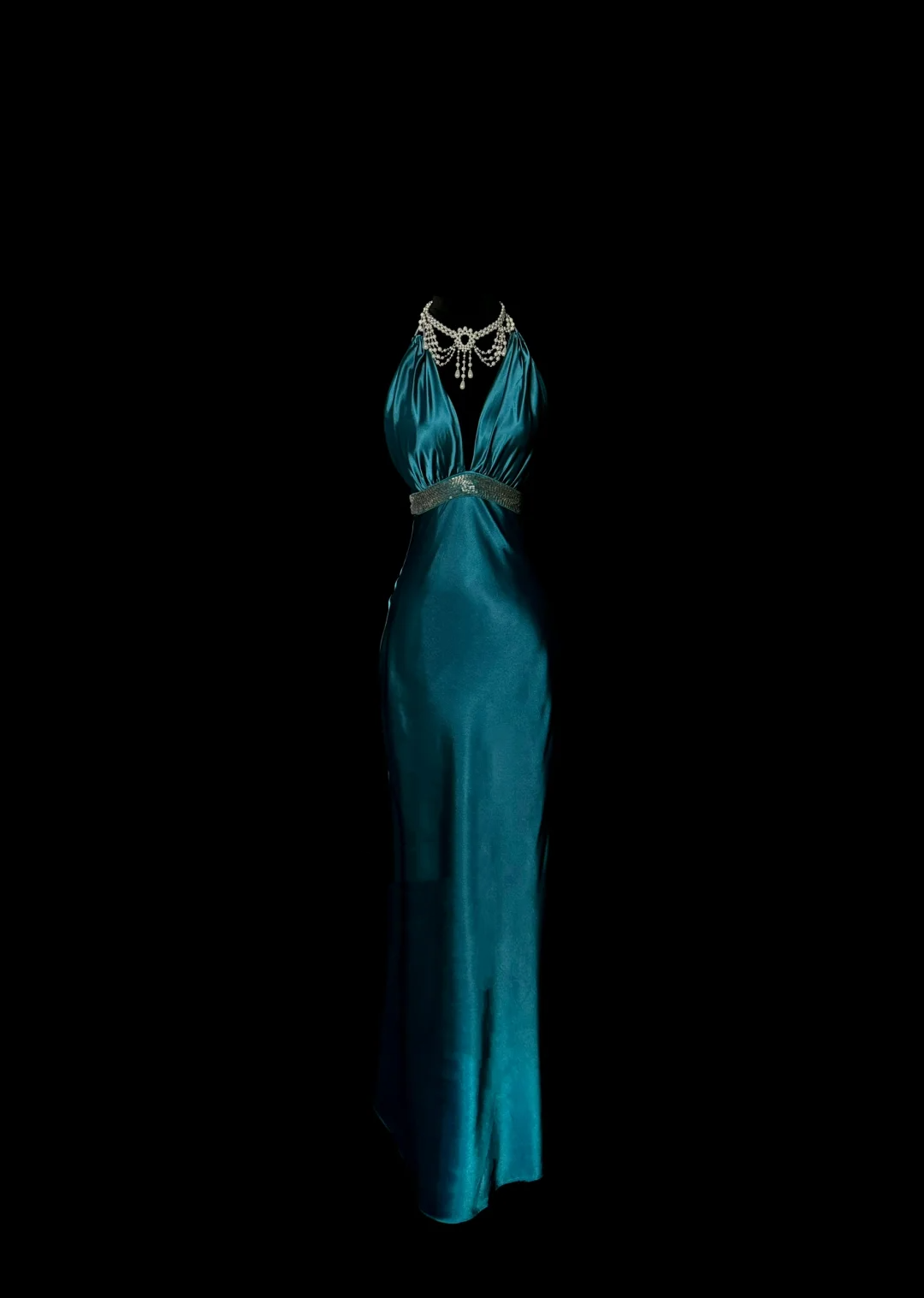 20th birthday dress Retro Sheath Halter Long Backless Prom Dress Birth – DivineProm Size:Intelligent size_s 2000s outfits that look