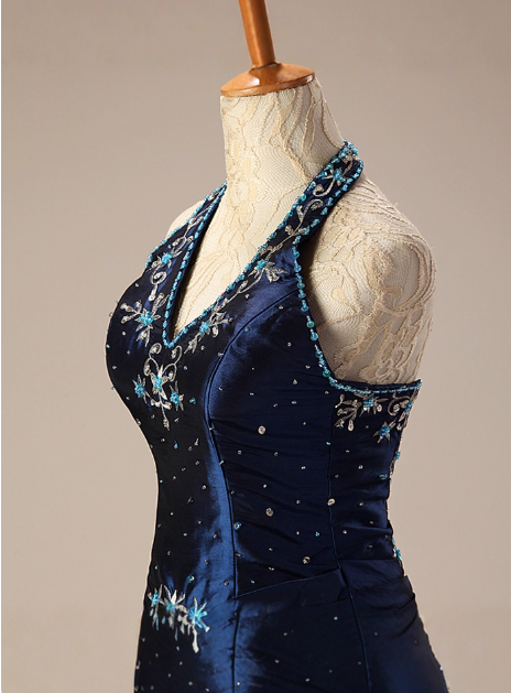 Robe de bal courte à bretelles spaghetti, gris argenté, robe de soirée courte, robe de bal Hoco DH2684