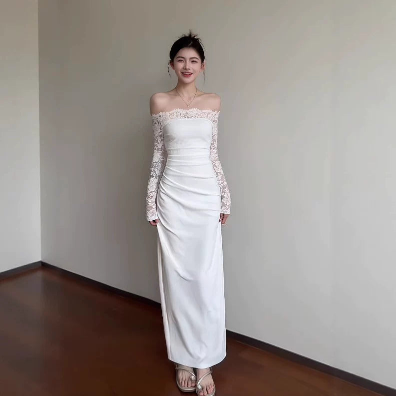 White Women's Dress S231