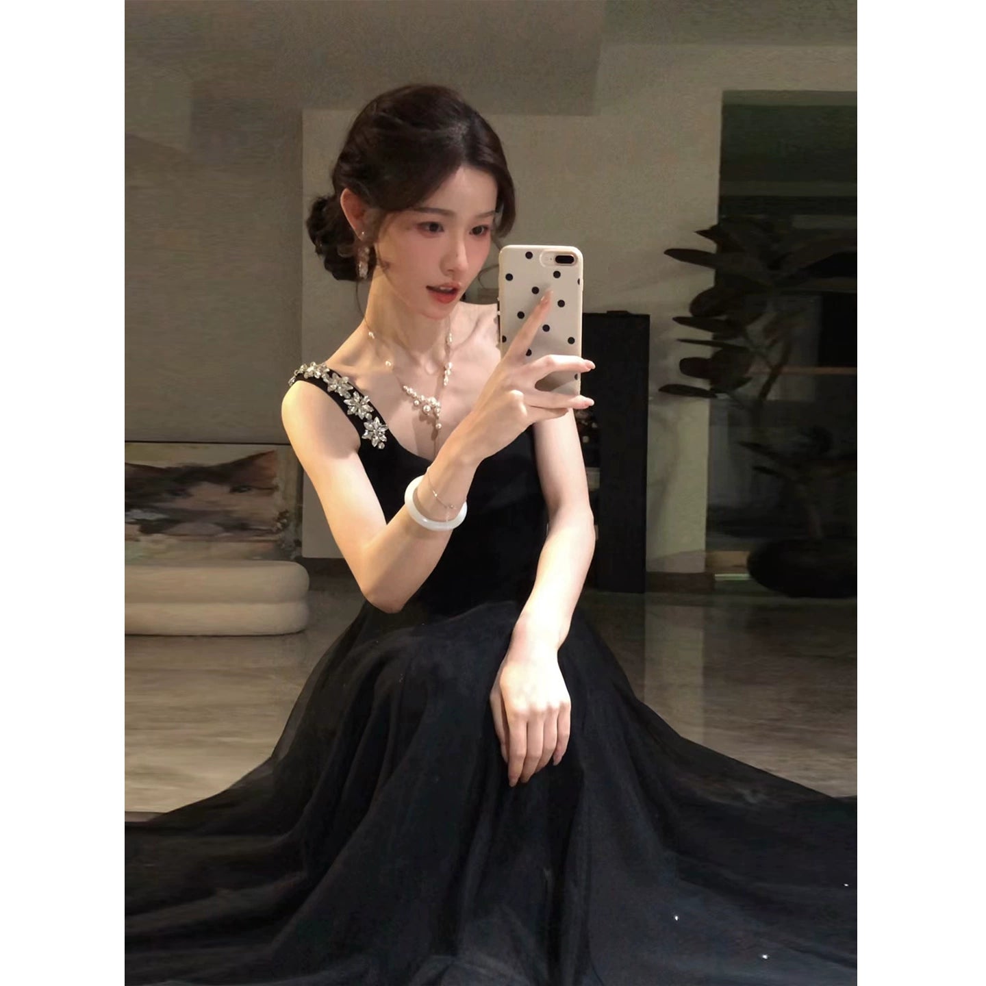 Fashion Black Dress S720