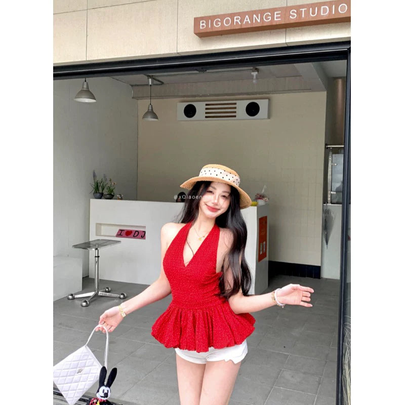 Fashion Red Women‘s Dress S602