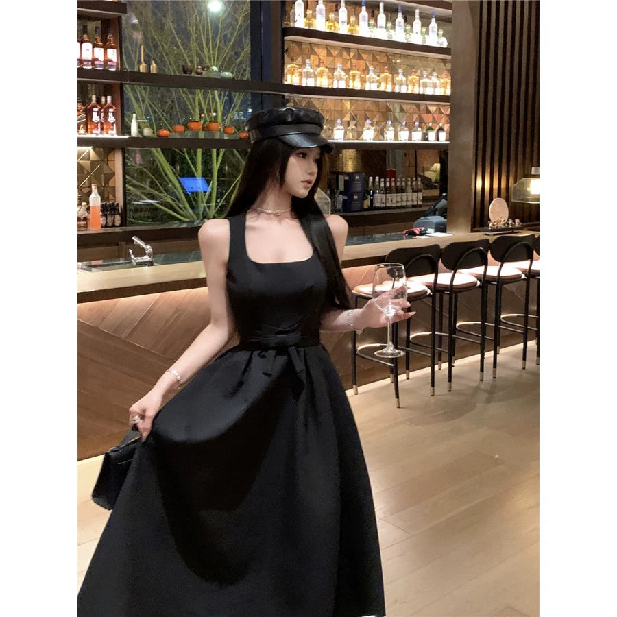 Blaues Damenkleid S101
