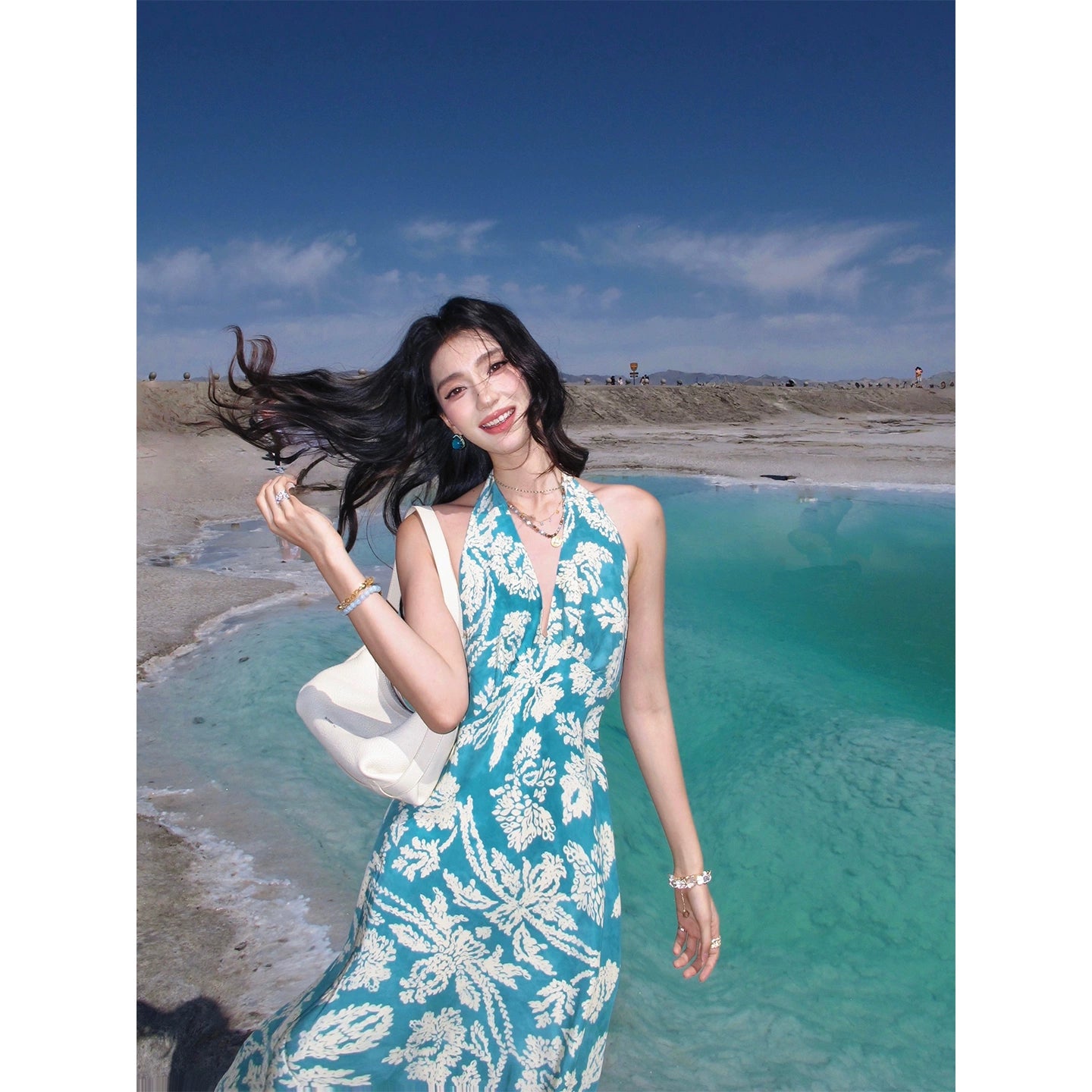 Fashion Blue Dress S747