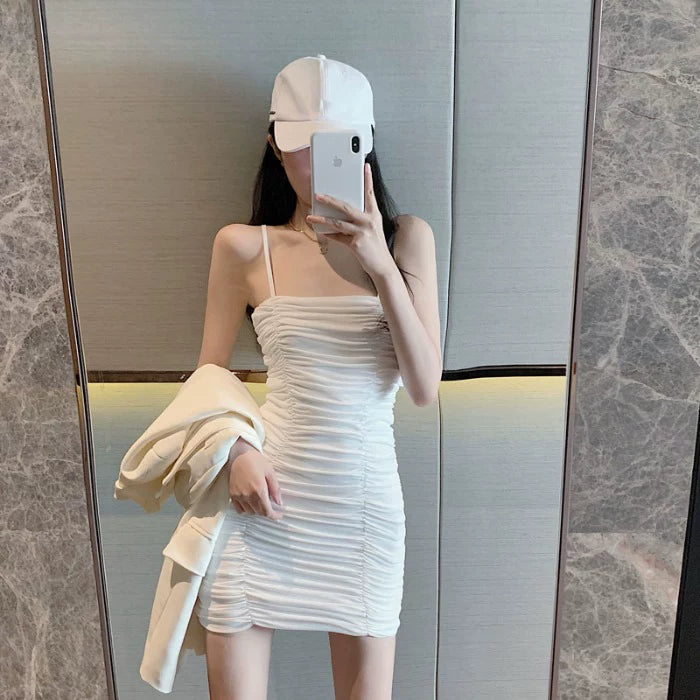 White Women's Dress S329
