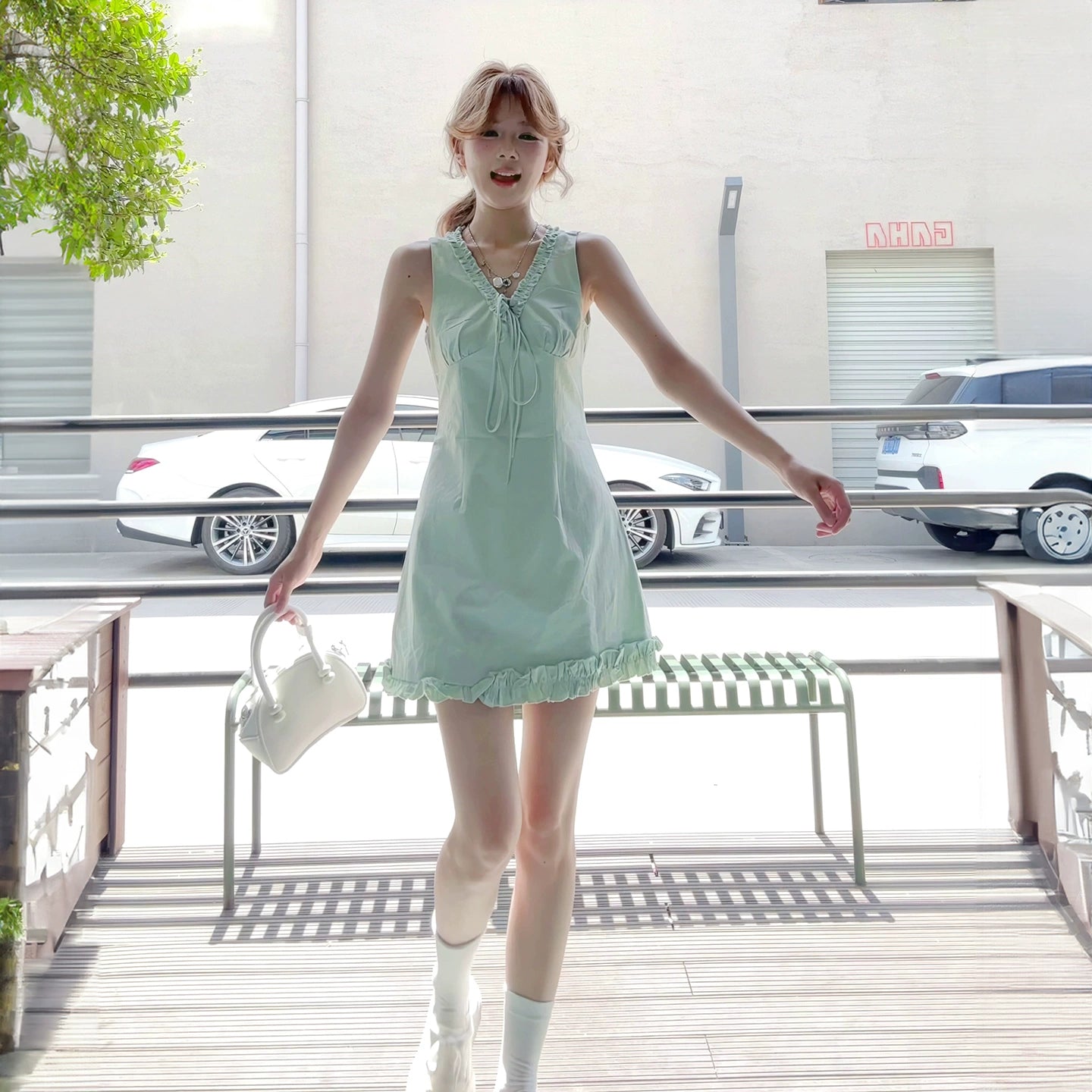 Green Women’s Dress S943