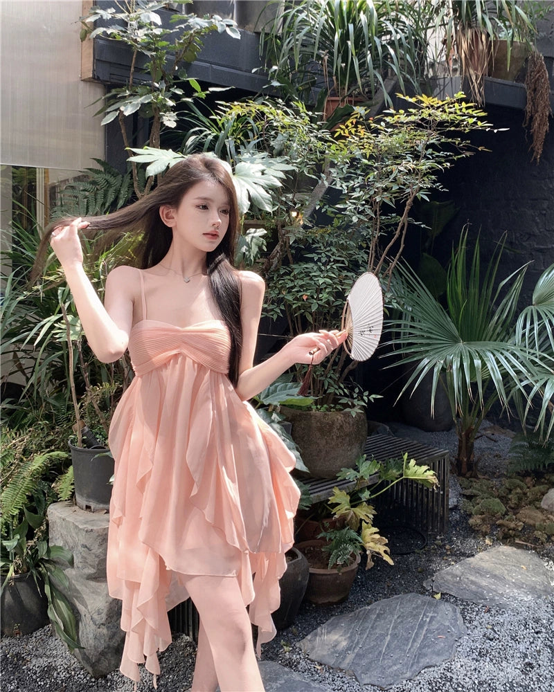 Chic Pink Dress S445
