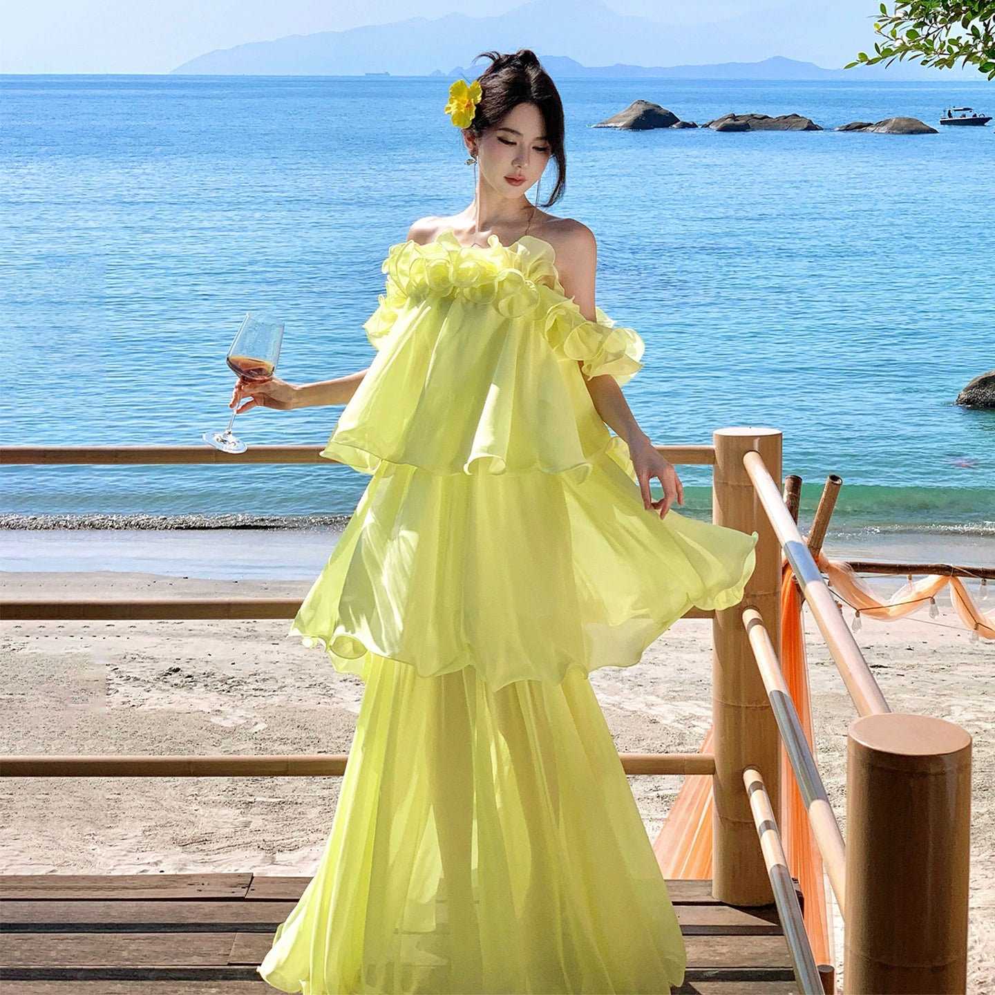 Green Women’s Dress S913