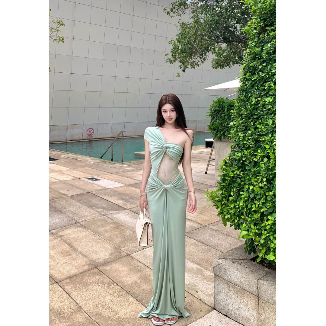 Fashion Green Women‘s Dress S373