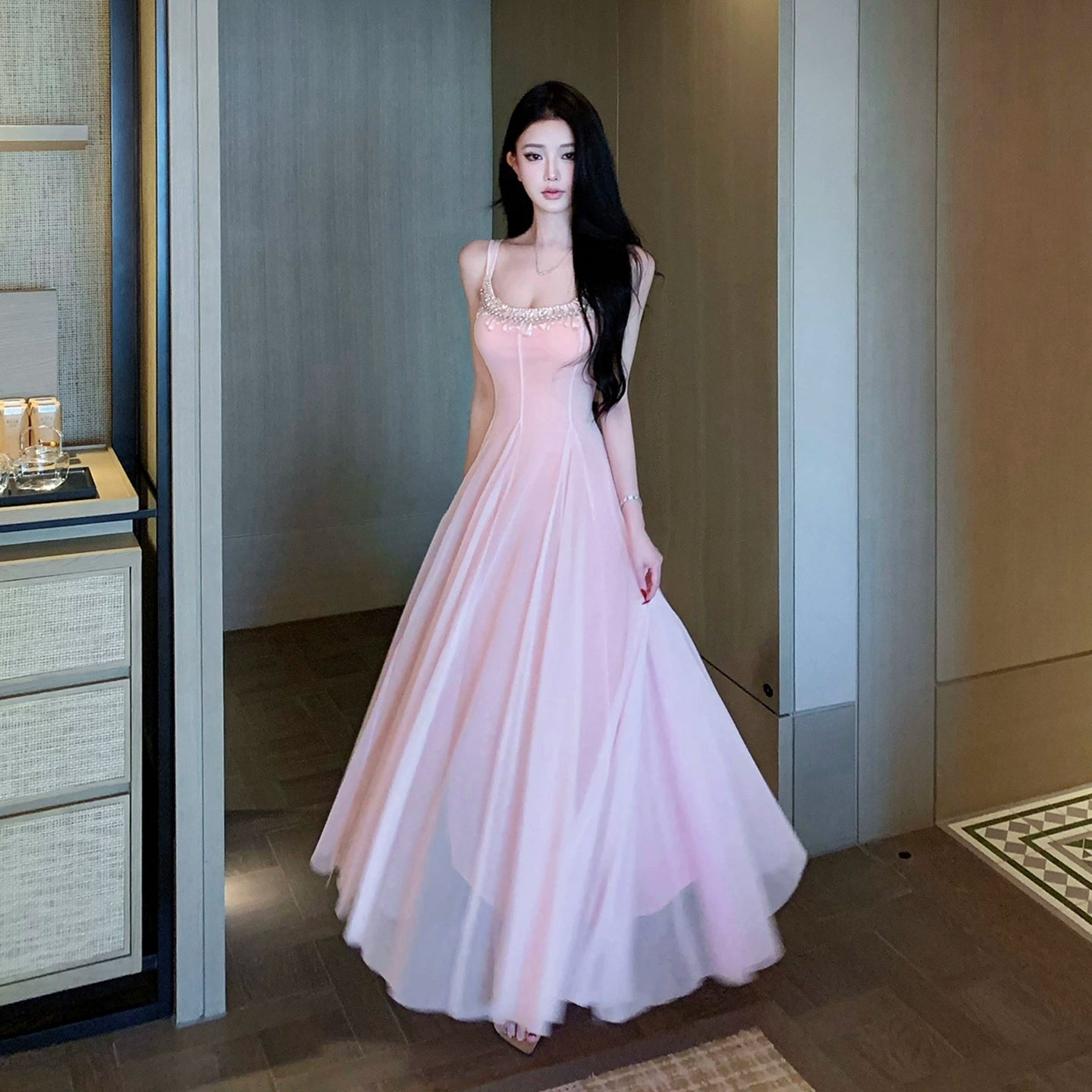 Robe rose pour femme S925