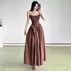 Sexy Brown Dress S668