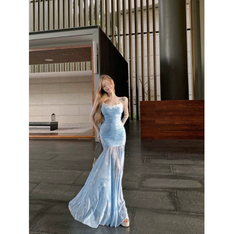 Fashion Blue Women‘s Dress S627