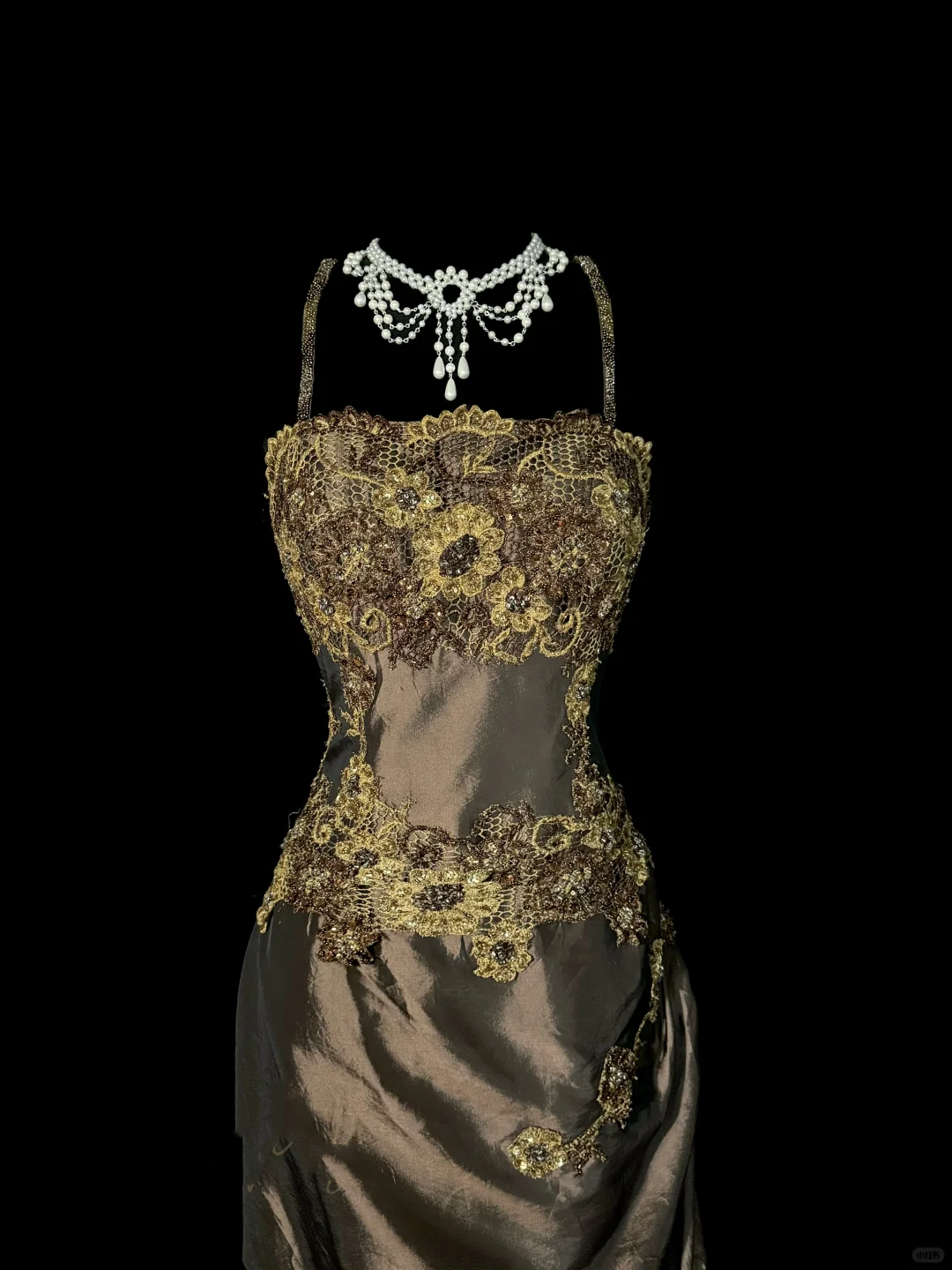 Classy Elegant Mermaid Spaghetti Straps Brown Sleeveless Long Prom Dresses H2973