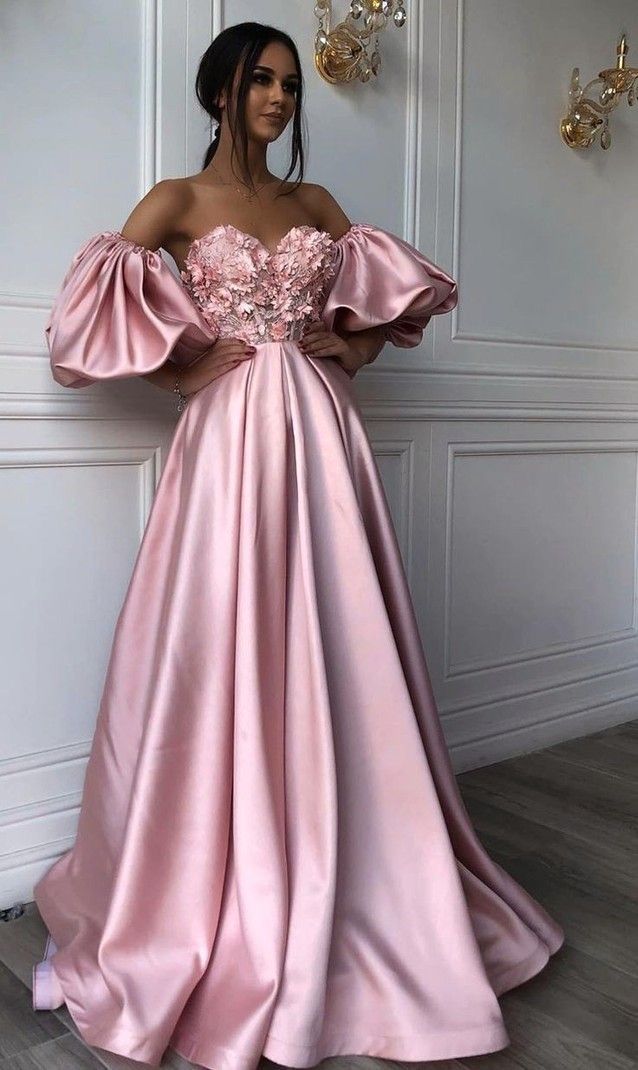 Modest A Line Sweetheart Pink 20th Birthday Dress Prom Dress 18th Birt – DivineProm