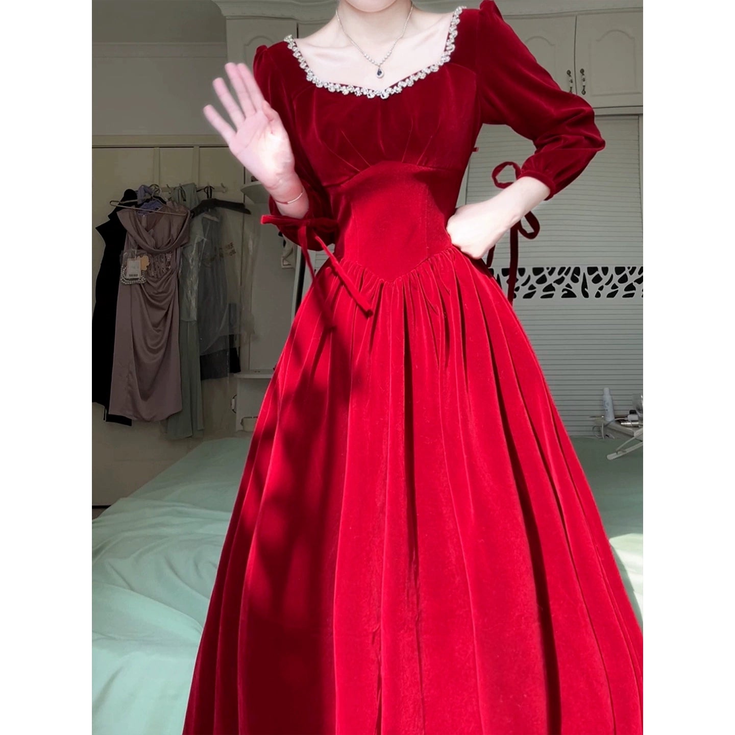 Red Women Dress S972