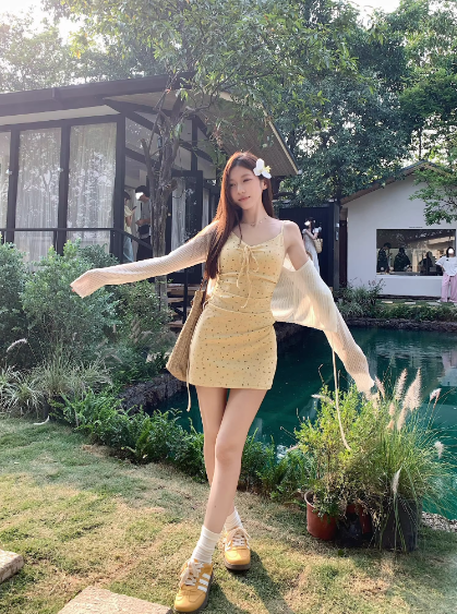 Fashion Yellow Dress S830