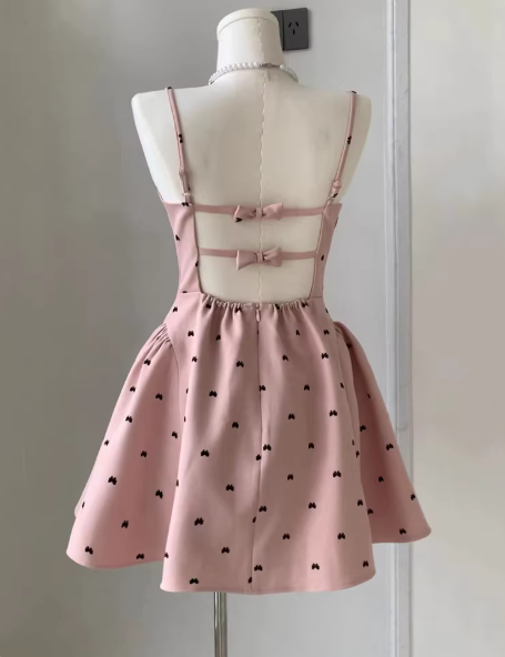 Robe rose tendance S839