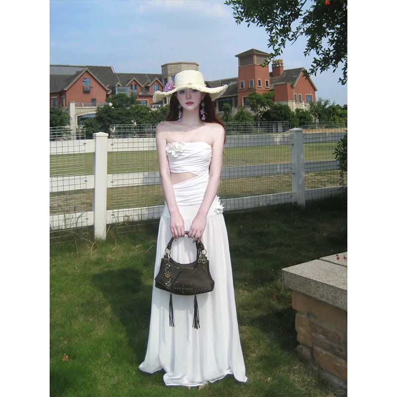 Fashion White Dress S865