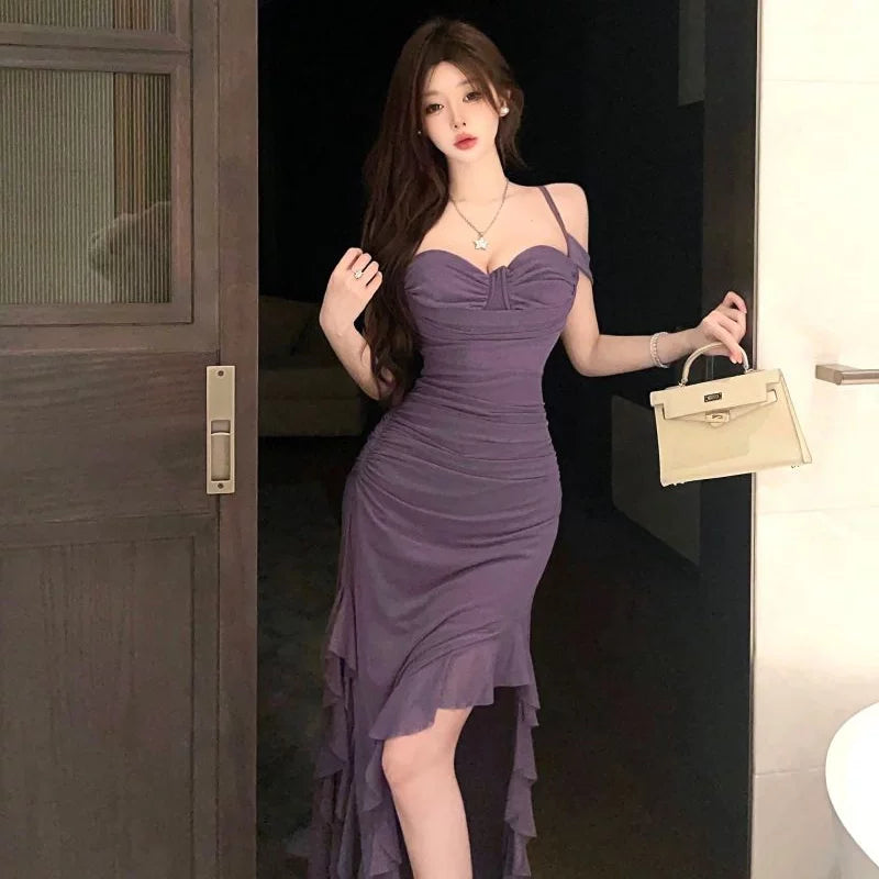 Fashion Purple Dress S868