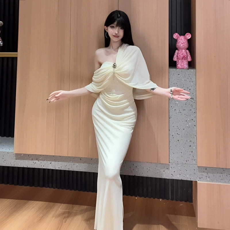 Fashion Apricot Dress S901