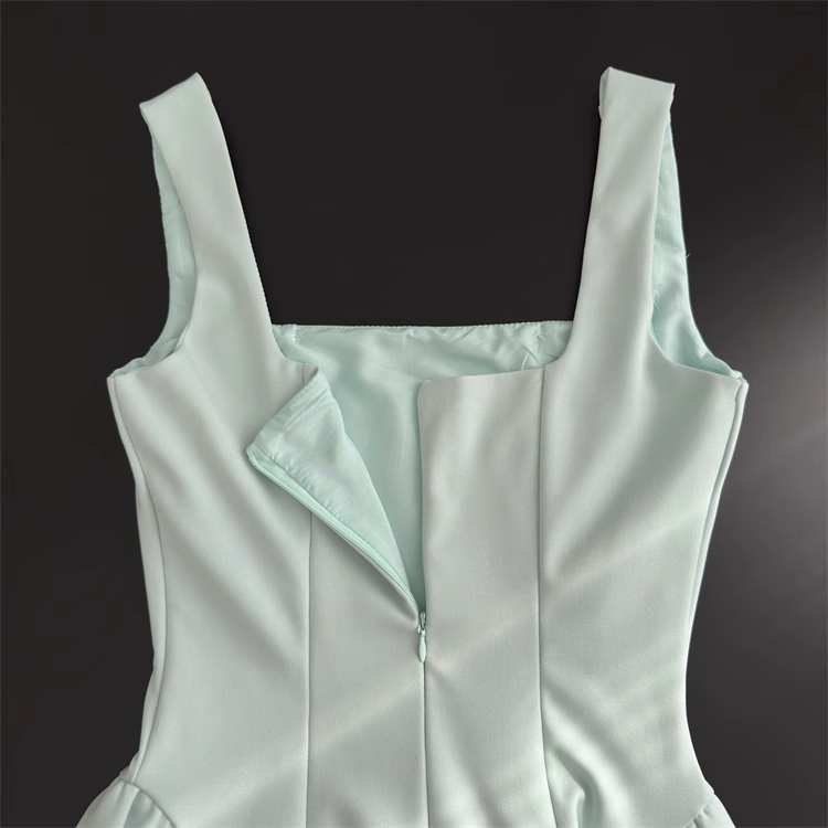 Robe taille haute au tempérament d'été doux et de niche DP0005