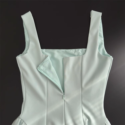 Robe taille haute au tempérament d'été doux et de niche DP0005