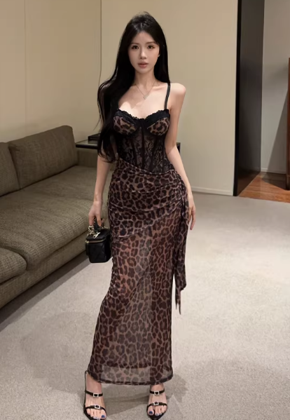 49,99 € | Leopardenkleid für Damen, Größe S30