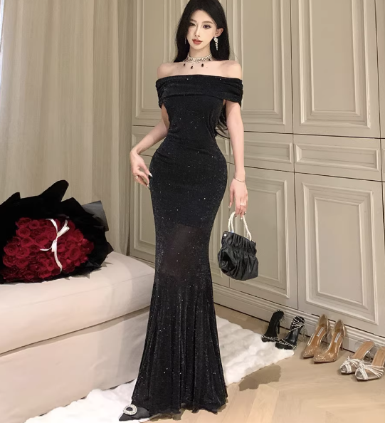 49,99 € | Schwarzes Damenkleid S68