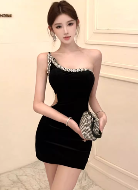 Black Women's Dress S76