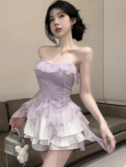 Purple Women's Dress S201
