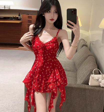 Red Women's Dress S200