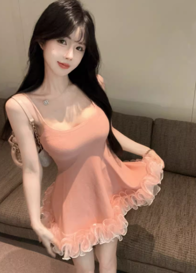 Peach Women's Dress S240