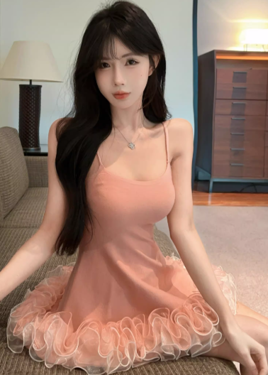 Peach Women's Dress S240