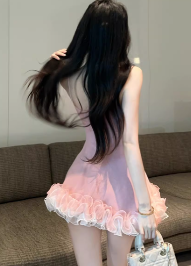 Peach Women's Dress S240
