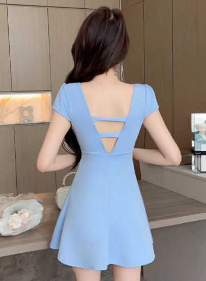 Blue Women's Dress S243
