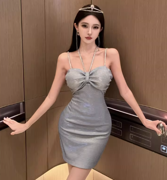 Blue Women's Dress S242