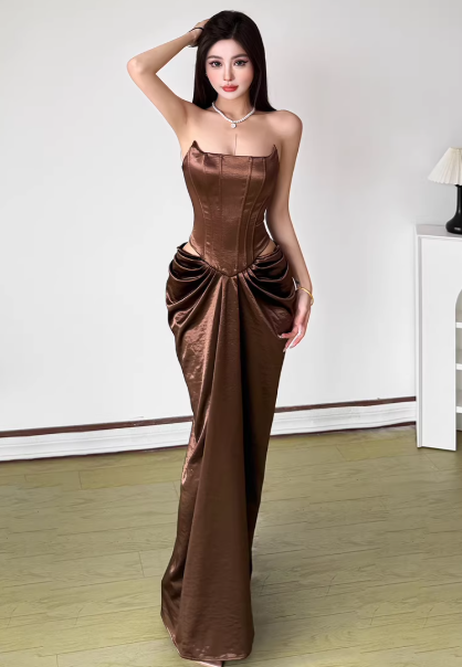 Robe bleue pour femme S101