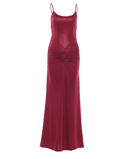 Chic Red Dress S453